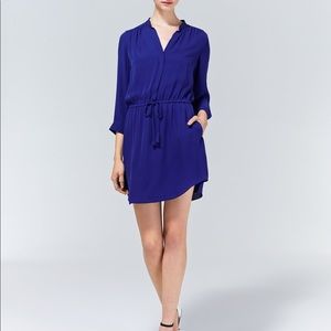 Babaton Bennett dress in blue.